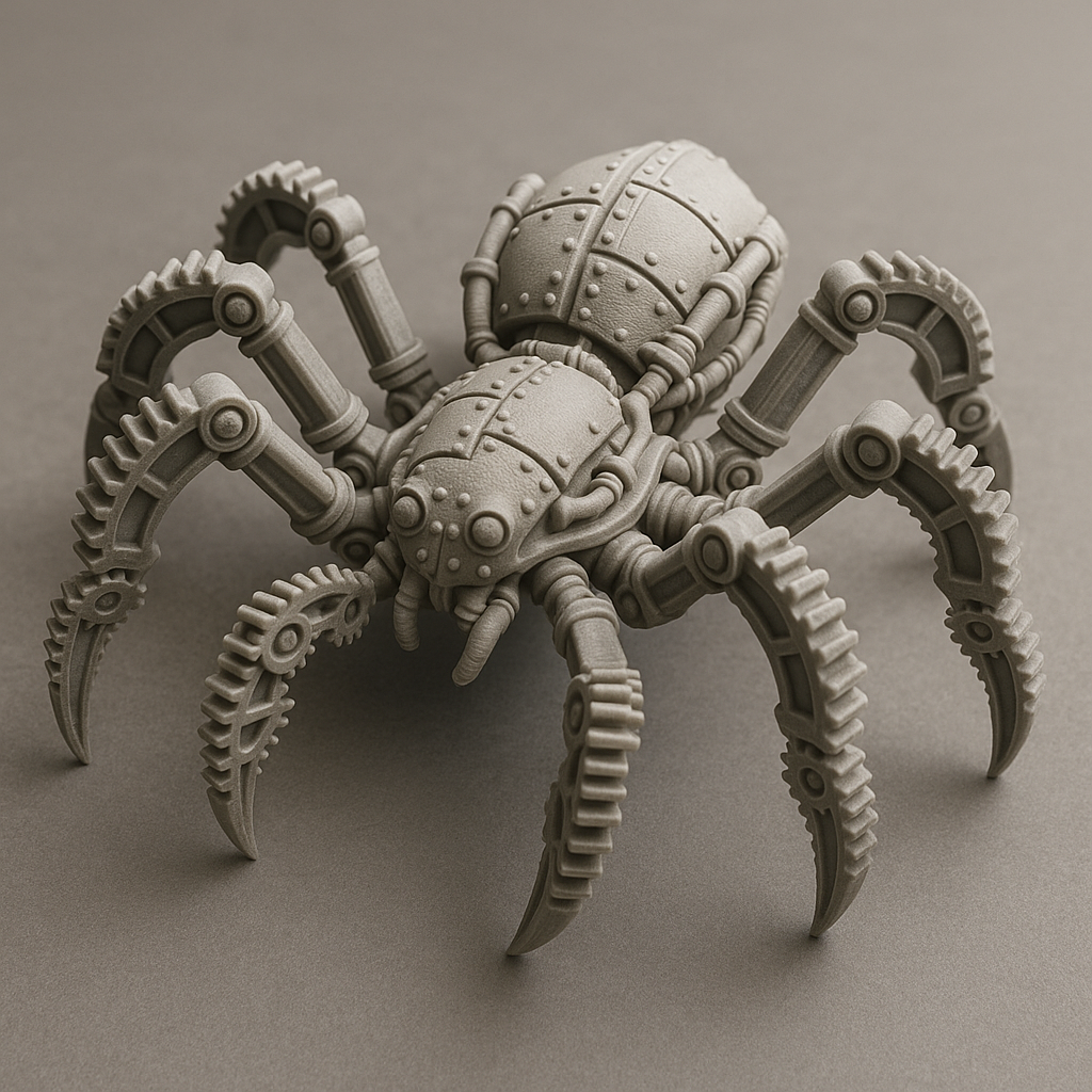 Steampunk Spider Figurine