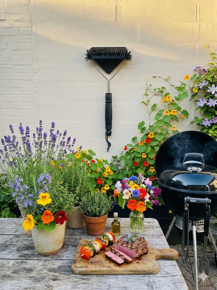 Grill Brush holder