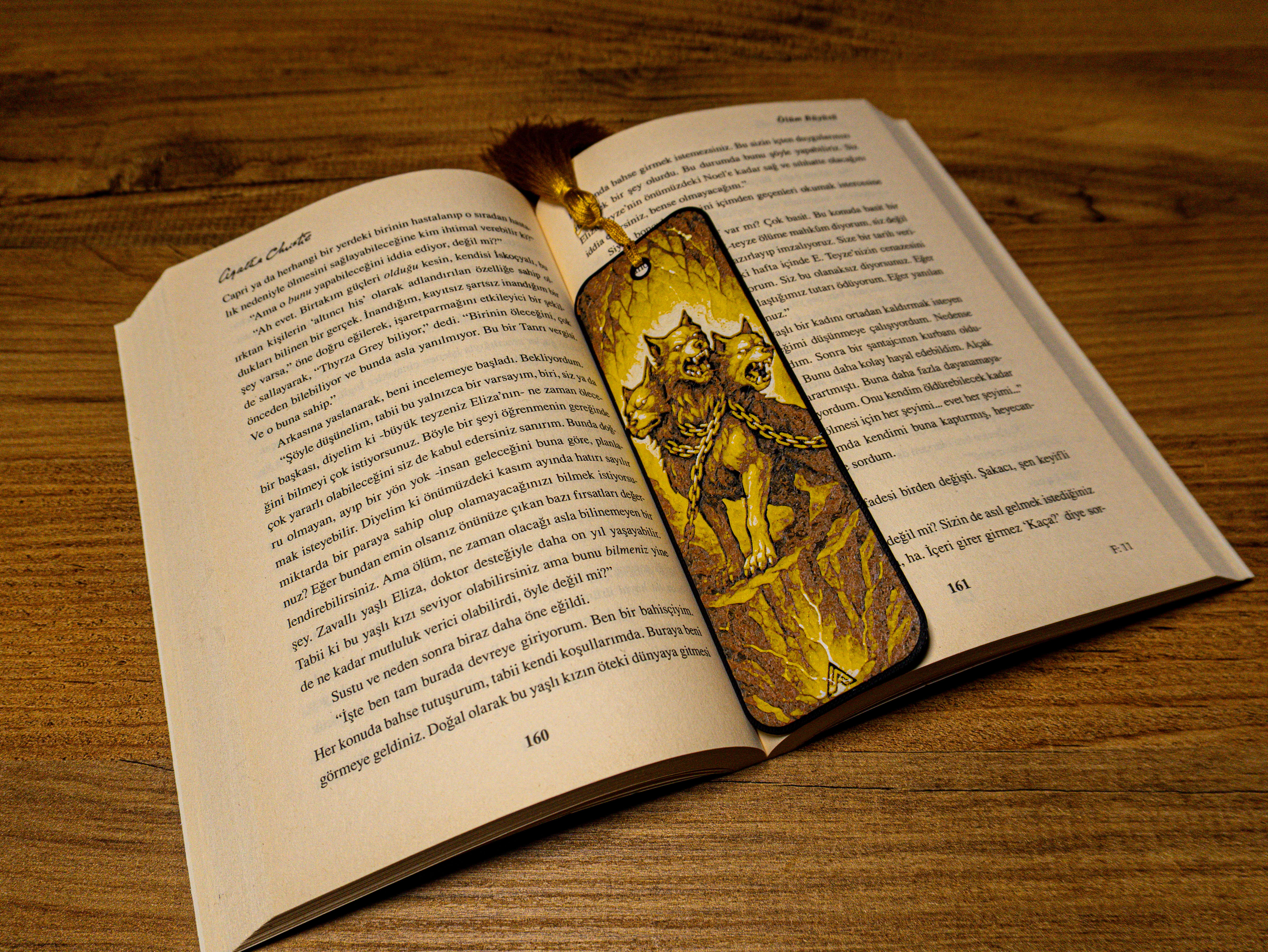 Miniatura 5 do modelo 3D Cerberus Bookmark - Hueforge
