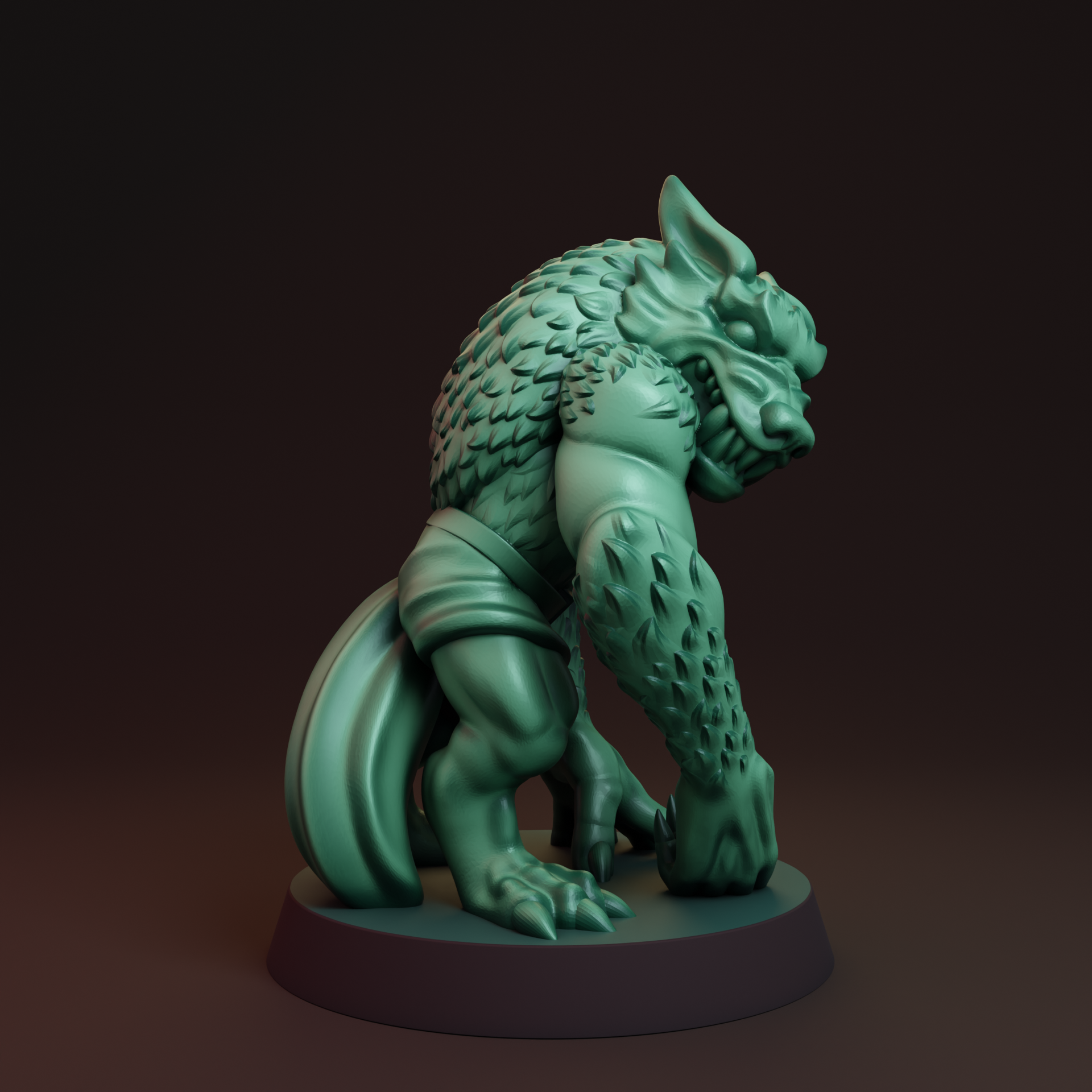 Miniatura 2 do modelo 3D Werewolf FDM supportless