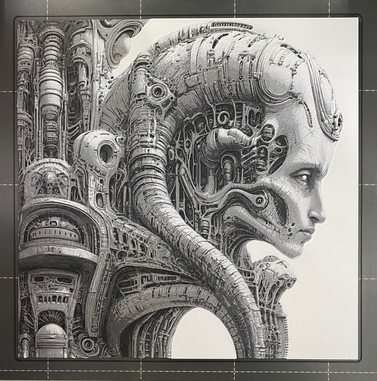 We Are the Machine - Hueforge, HR Giger inspired