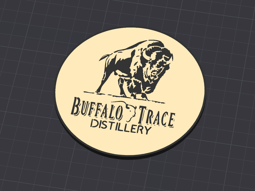 Buffalo Trace Distillery 4" Coaster