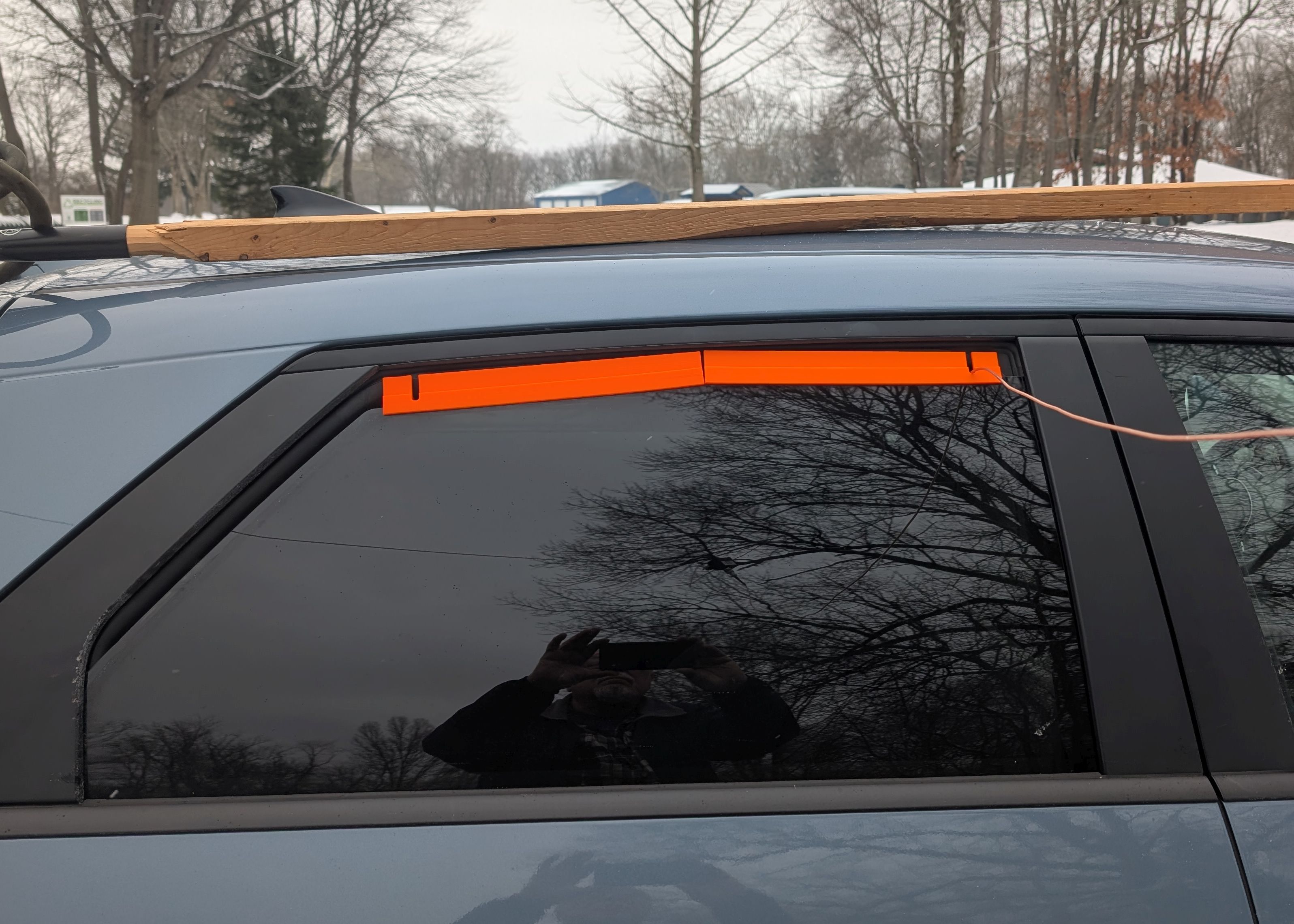 car antenna coax feed through