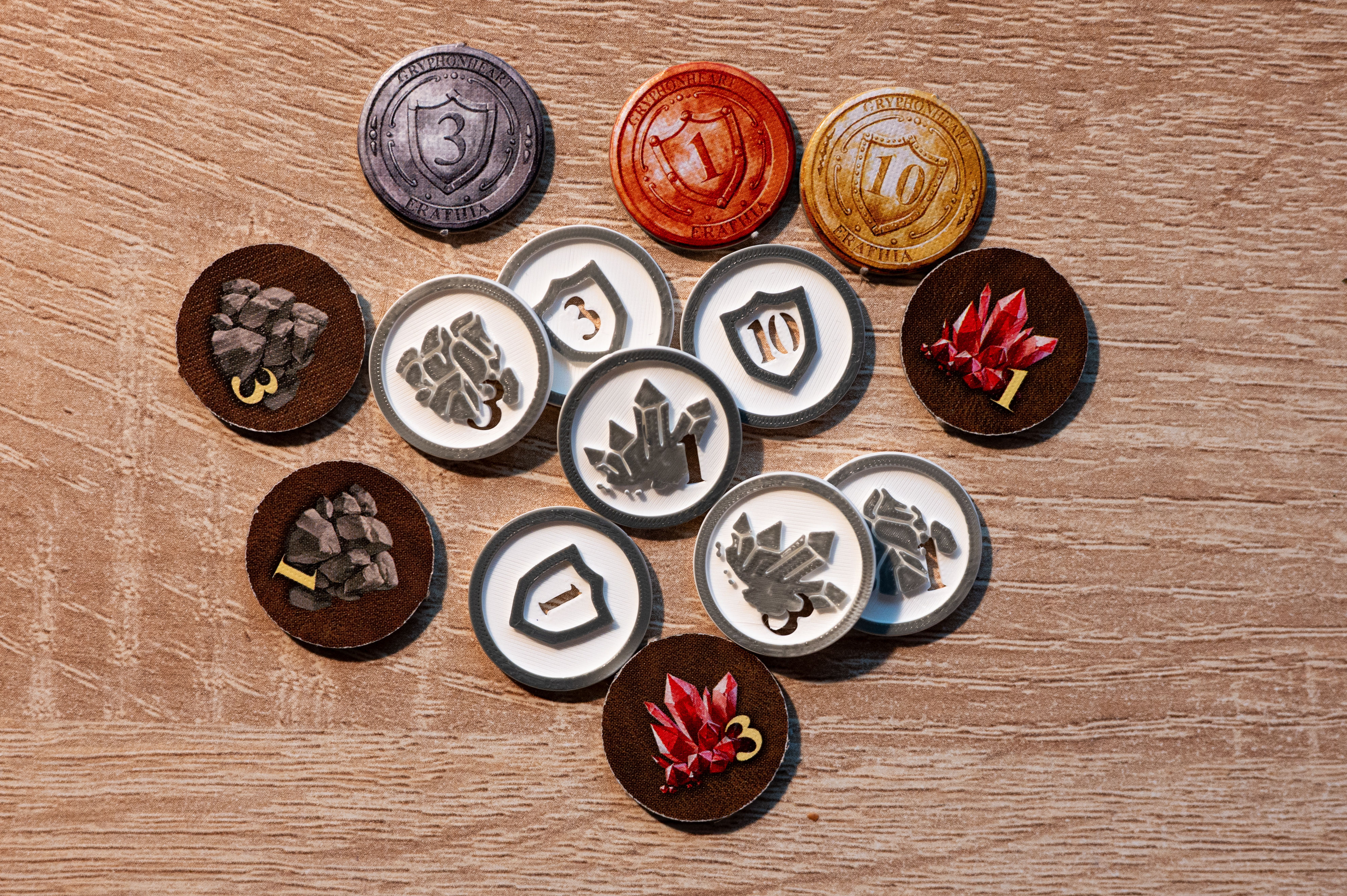 Heroes 3 Board Game - coins and sources