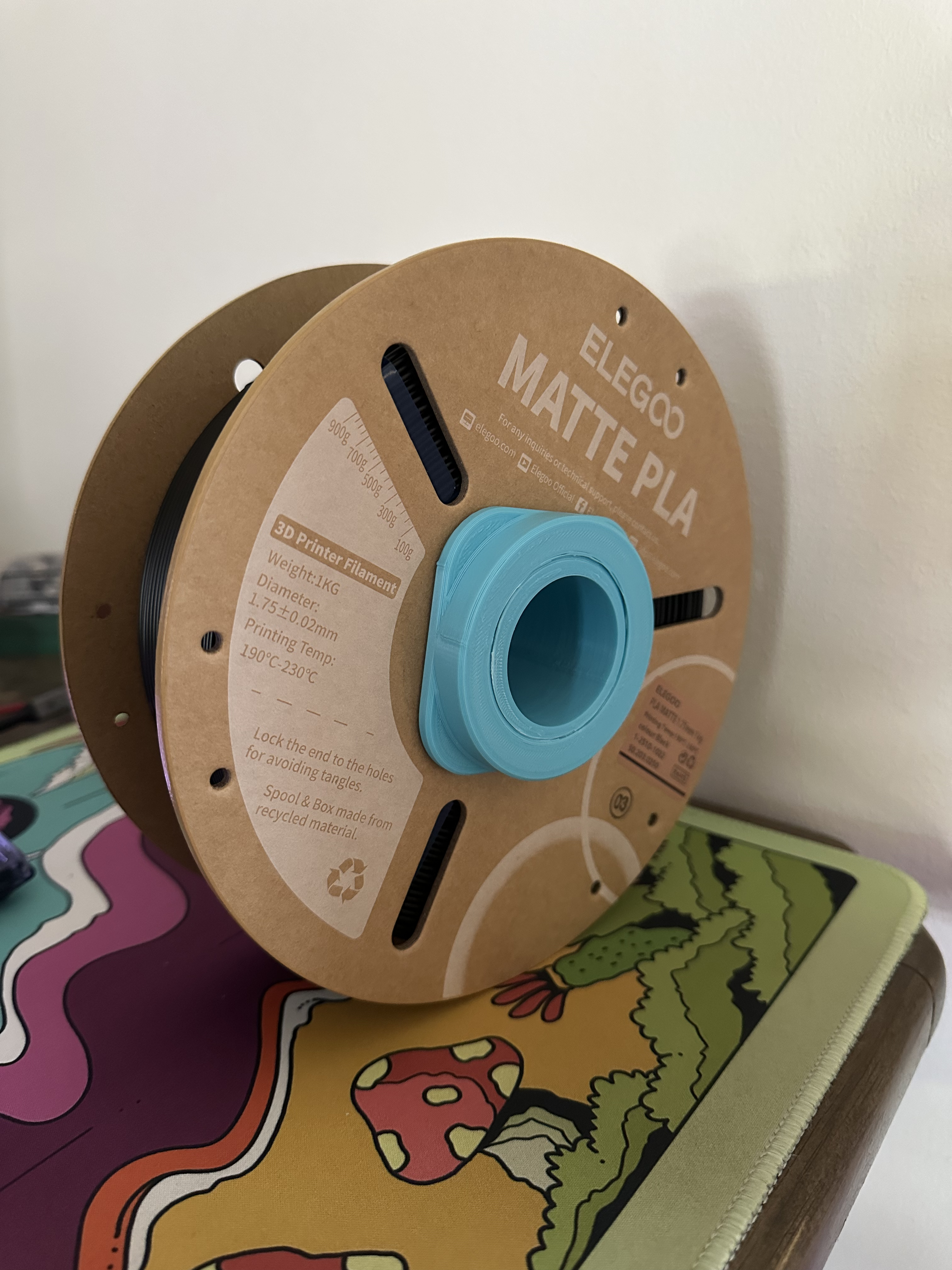 Spool Bolt to Reuse/Recycle carboard spools