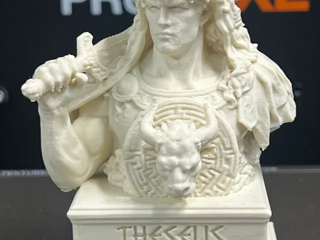 Theseus Bust – Greek Hero and Minotaur Slayer Statue STL