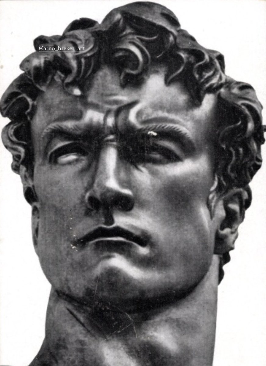 Arno Breker's "die bereitschaft" sculpture (head)