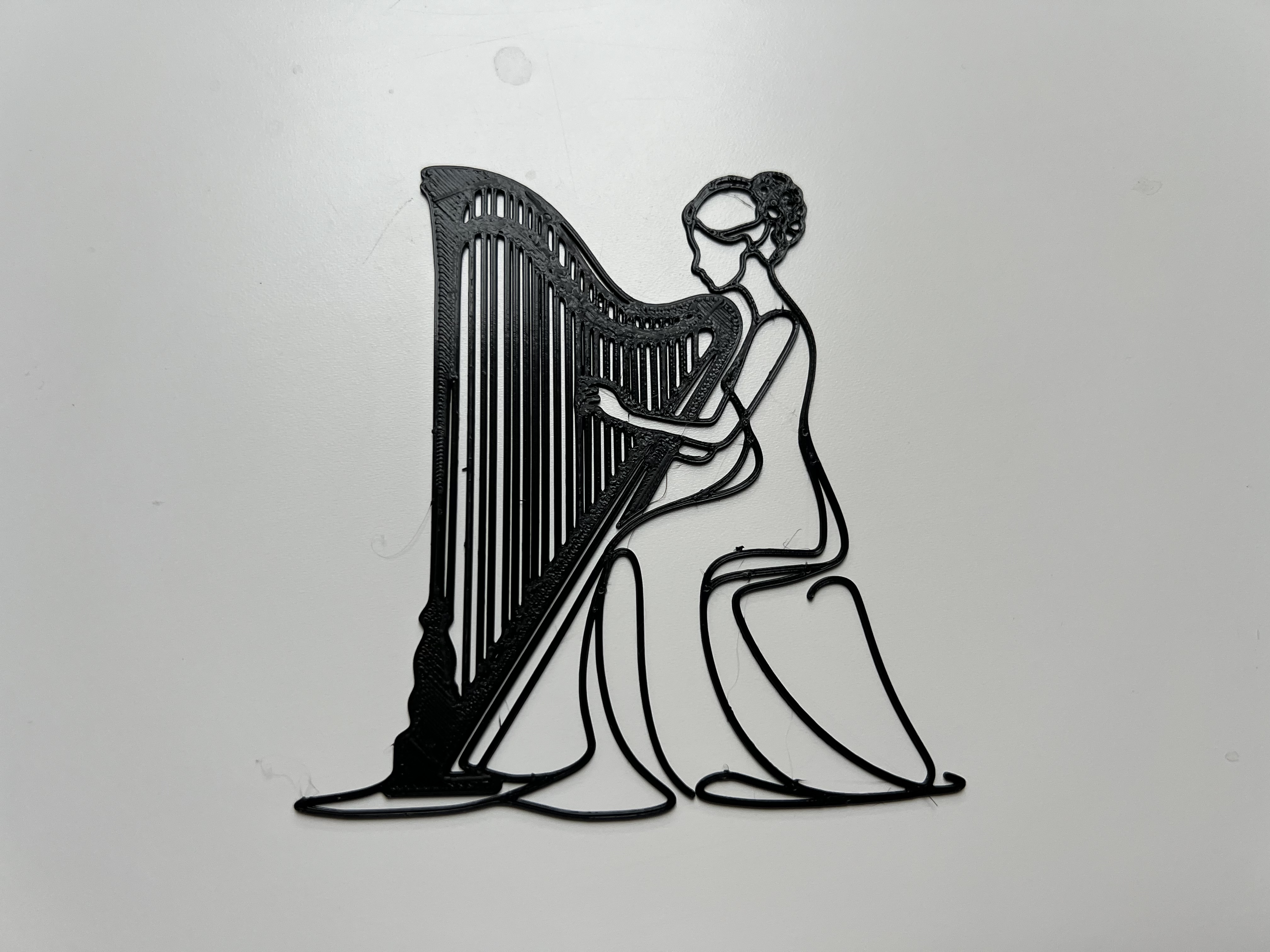 Harp Wall Art #2