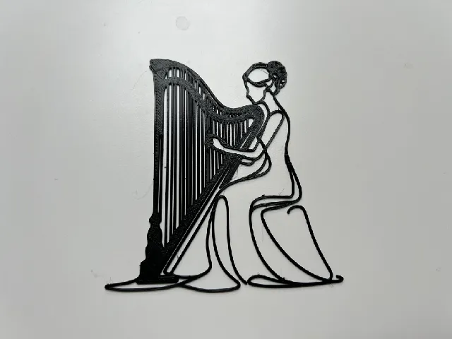 Harp Wall Art #2