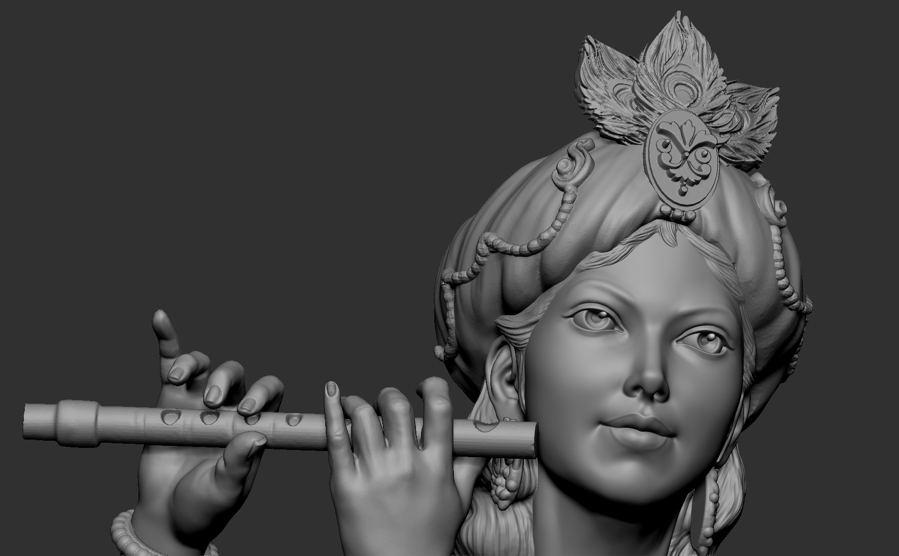 Miniatura 2 do modelo 3D Krishna