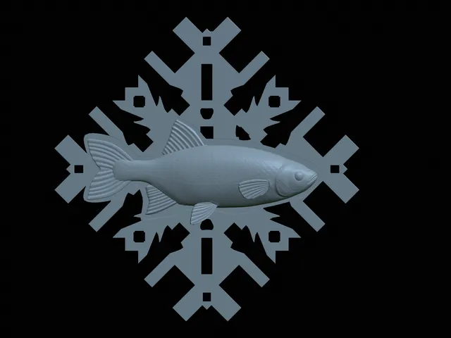Common Rudd Christmas Decoration