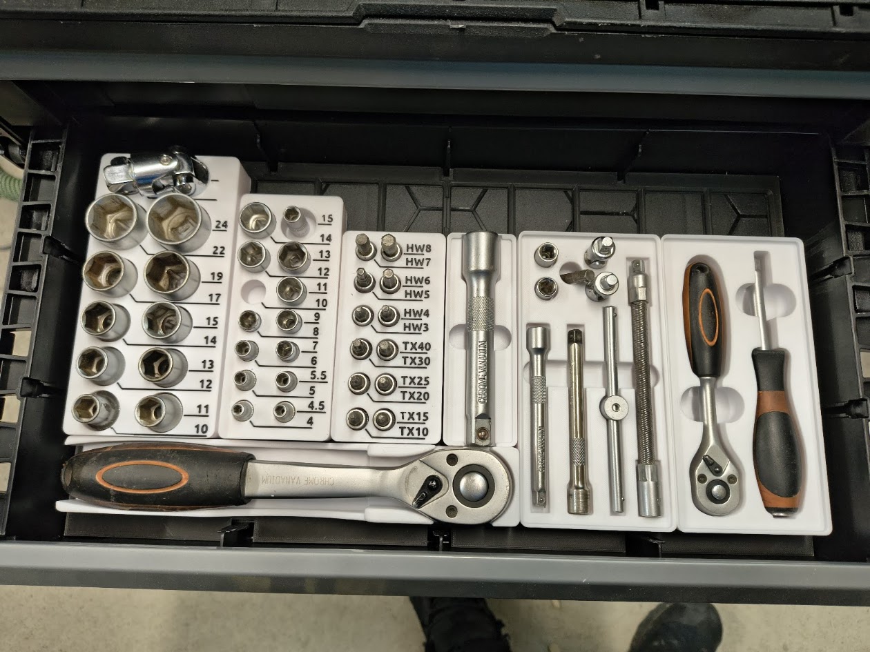 Gridfinity Baseplate for Keter Tool Chest