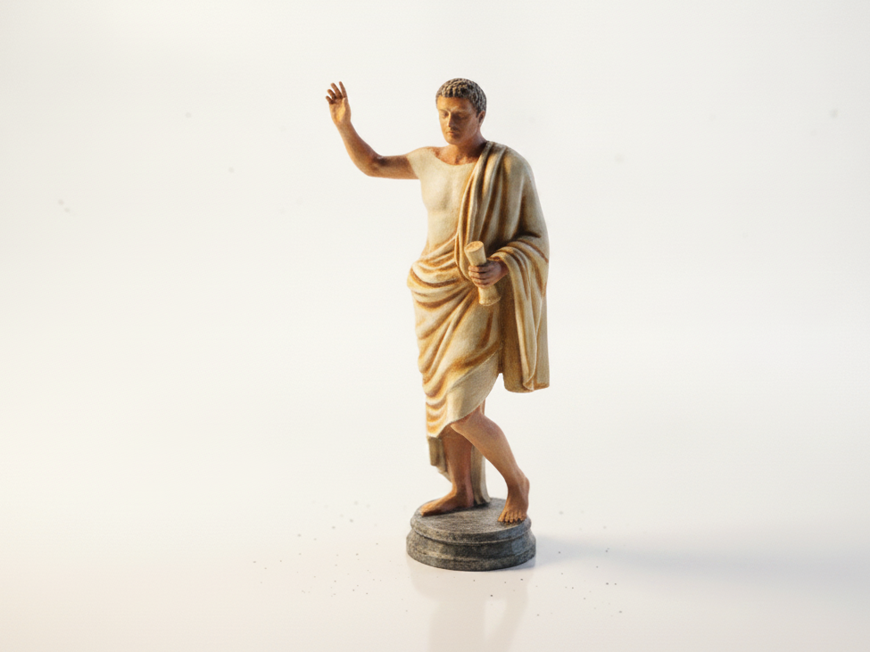Classical Roman Orator Statue Ancient Sculpture 3D Printable
