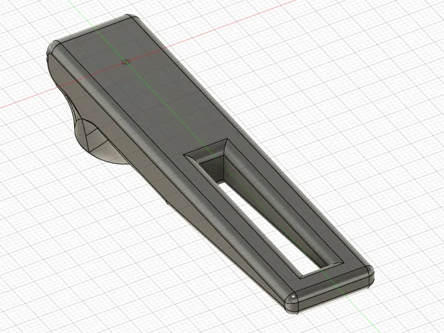Faucet handle for bathroom sink