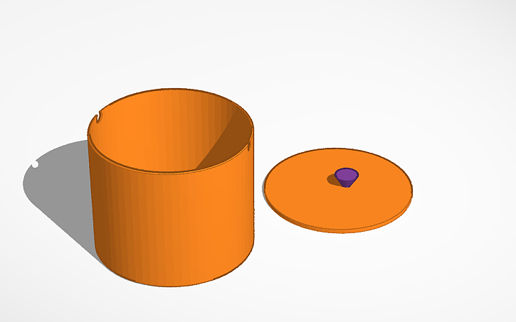 Miniatura 3 do modelo 3D Simple Trash can