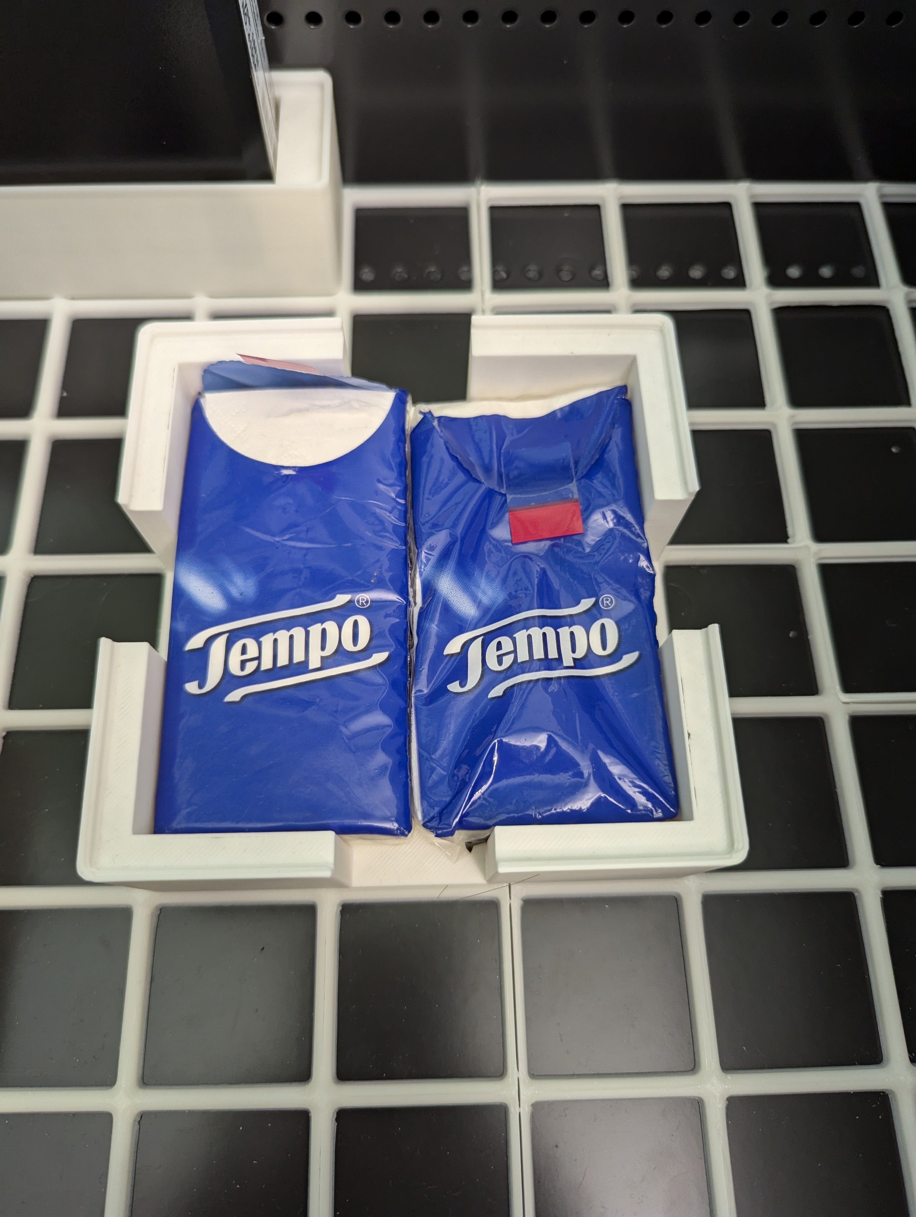 Gridfinity Double Tempo (tissues) box 3D model thumbnail
