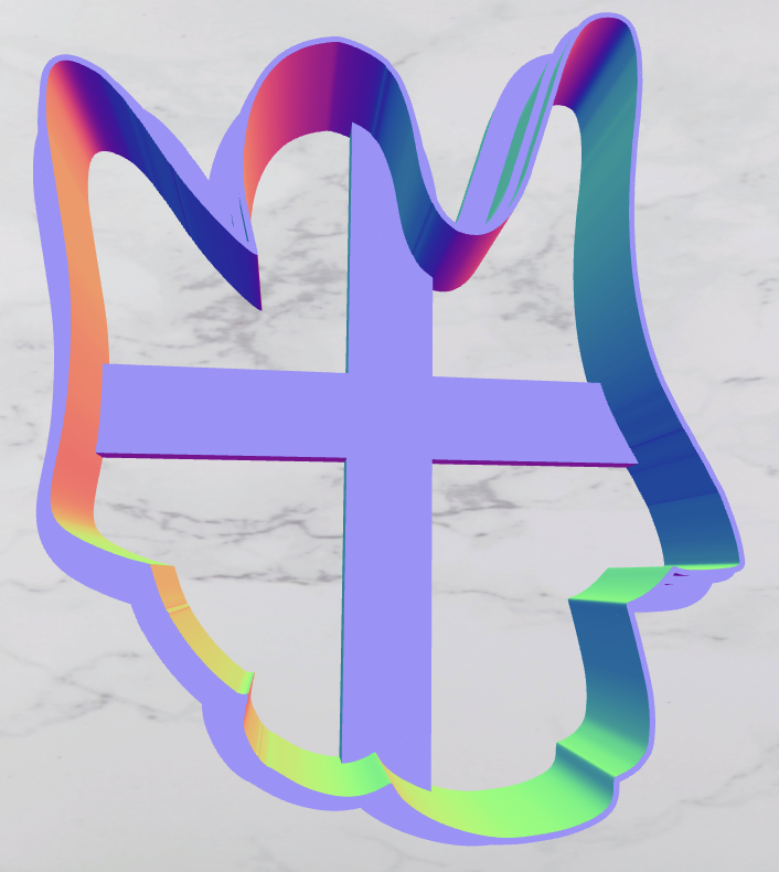 Miniatura 2 do modelo 3D Ghost cookie cutter