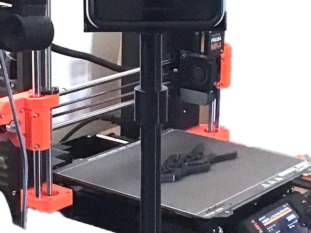 Camera Stand with angled holders and posts.