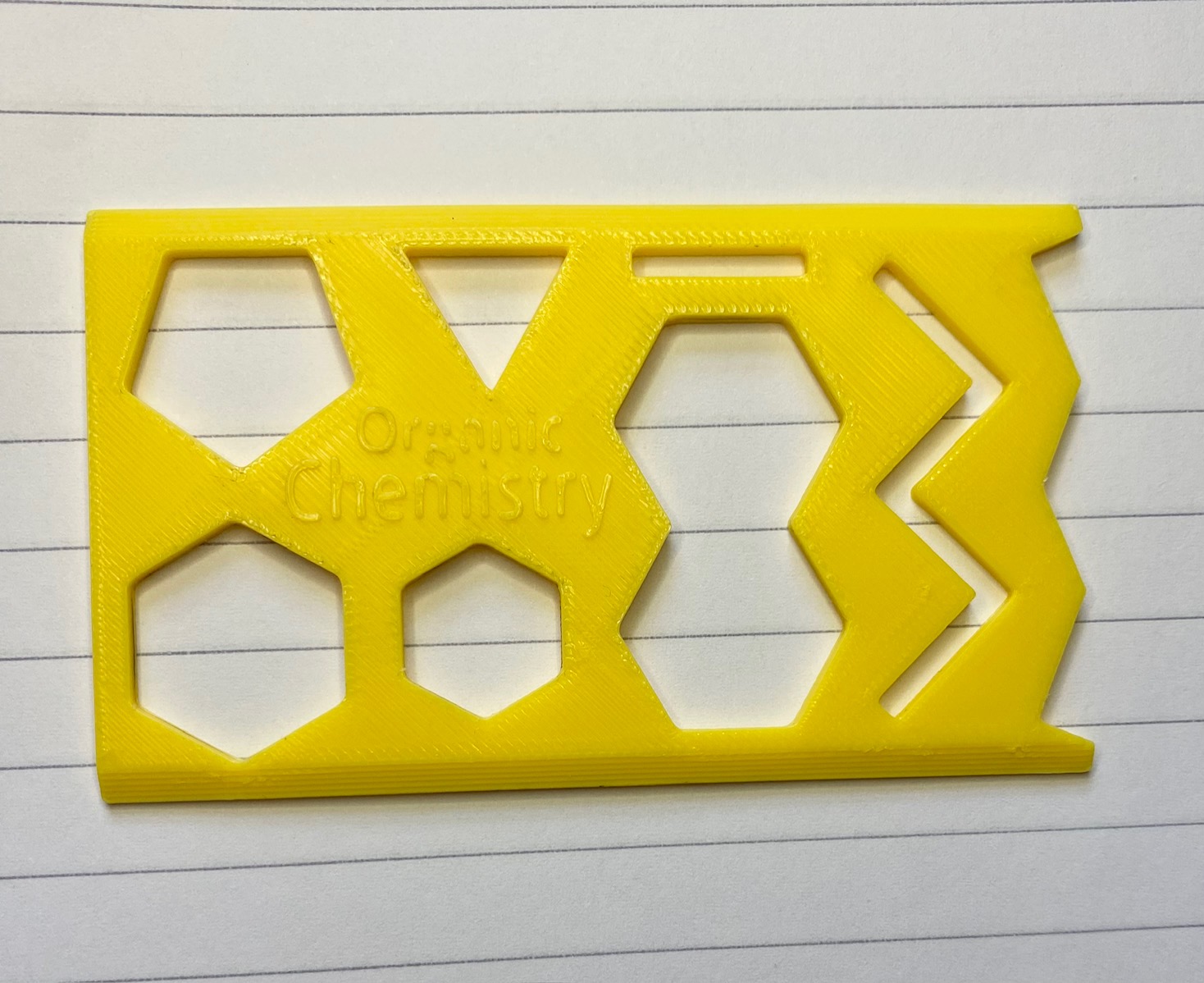 Organic Chemistry Ruler/Pattern by Limo | Download free STL model ...