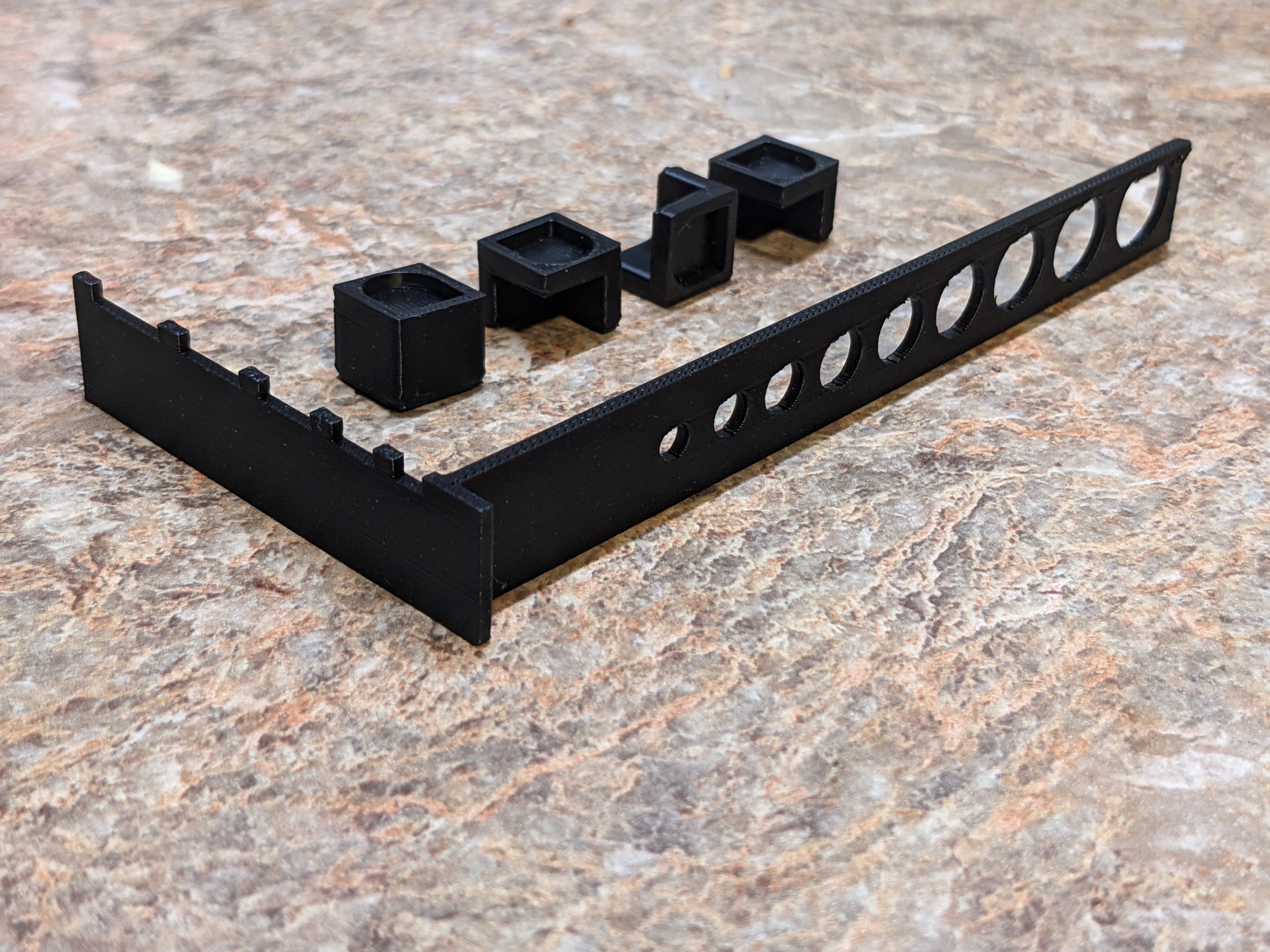 Kitchen timer magnet holder with ruler