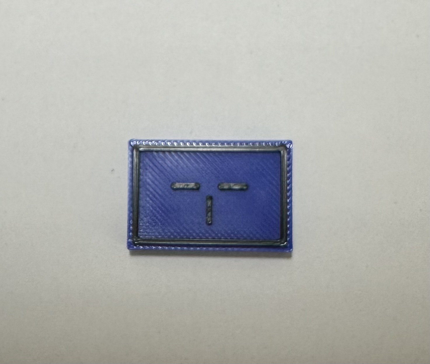 Militärisches Symbol Scharfschütze Blau (ohne Einheitsgröße)