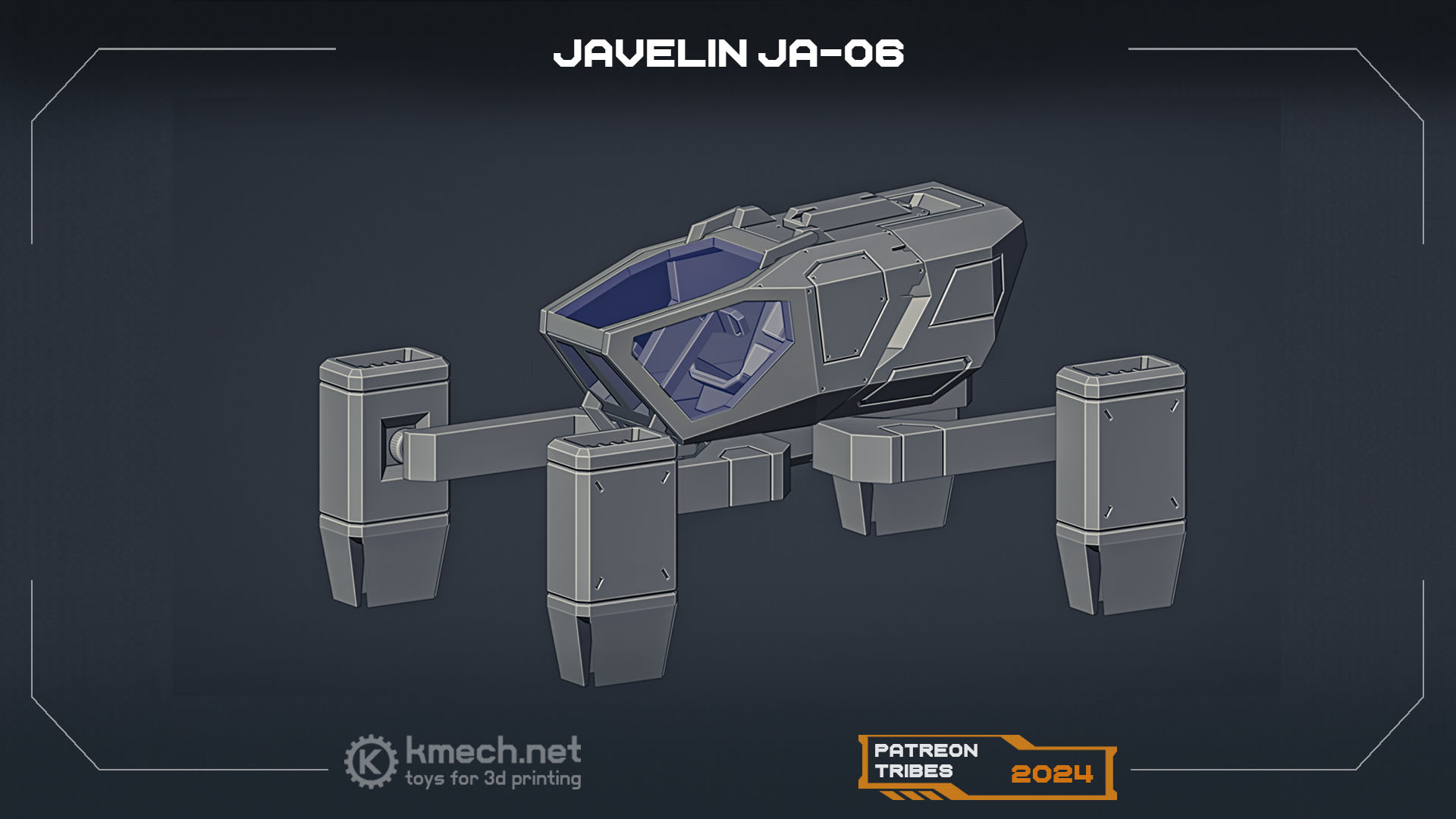 Javelin JA06 Aircraft by Kmech Toys | Download free STL model ...