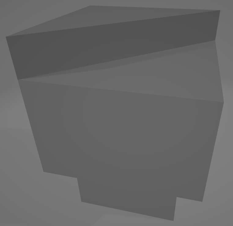 DragonBlock: Blank Stair Twisted Shallow 2 steps (Dungeon Block)