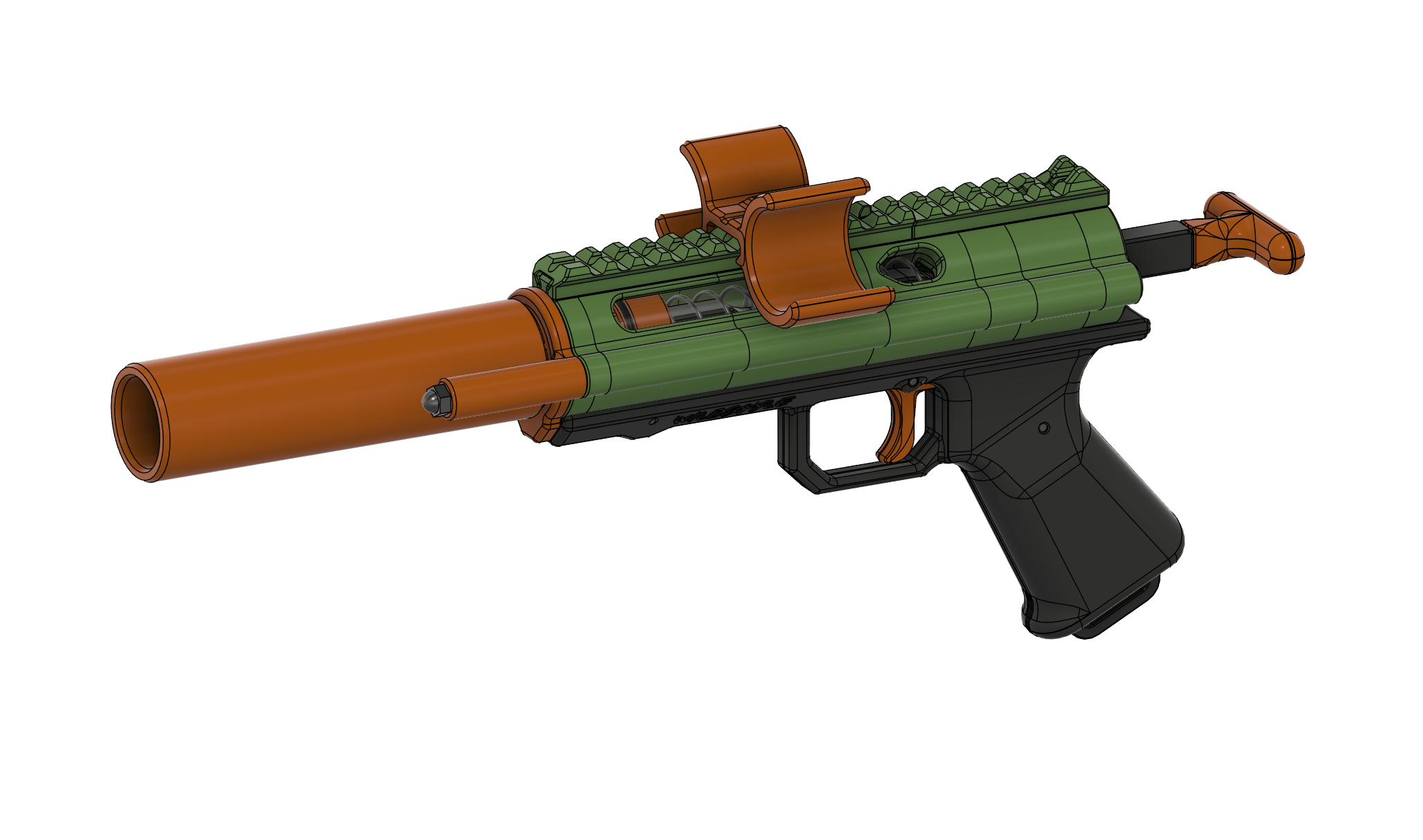 Wildstyle Nerf Titan Barrel Thread Adapter