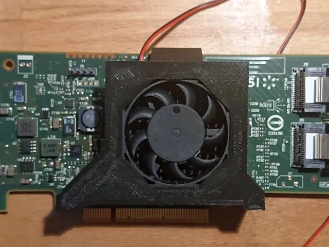 7mm thin fan bracket for LSI 9207-8i