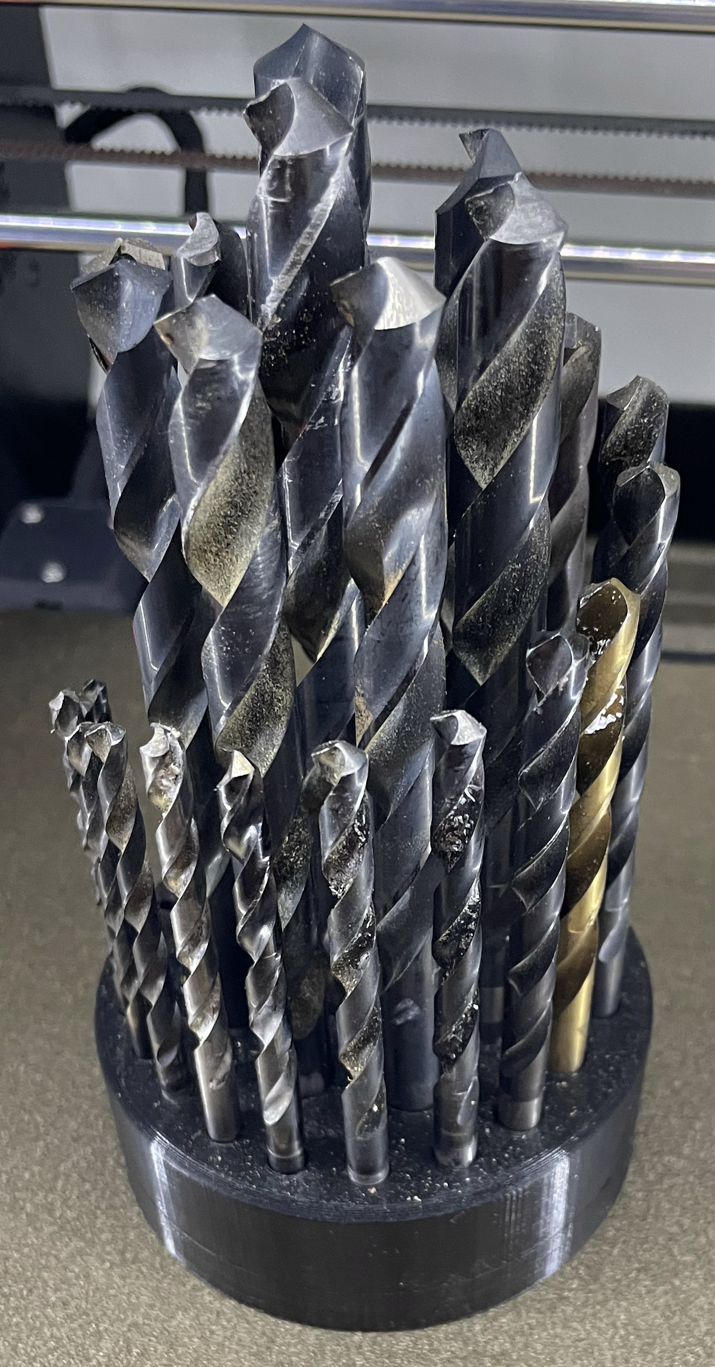 1/64th's drill bit stand