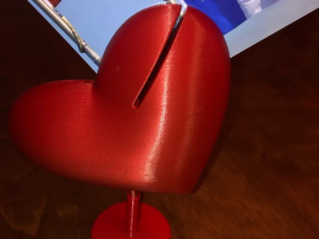 Big Valentines Heart (new version with two slots) for photos or love letters