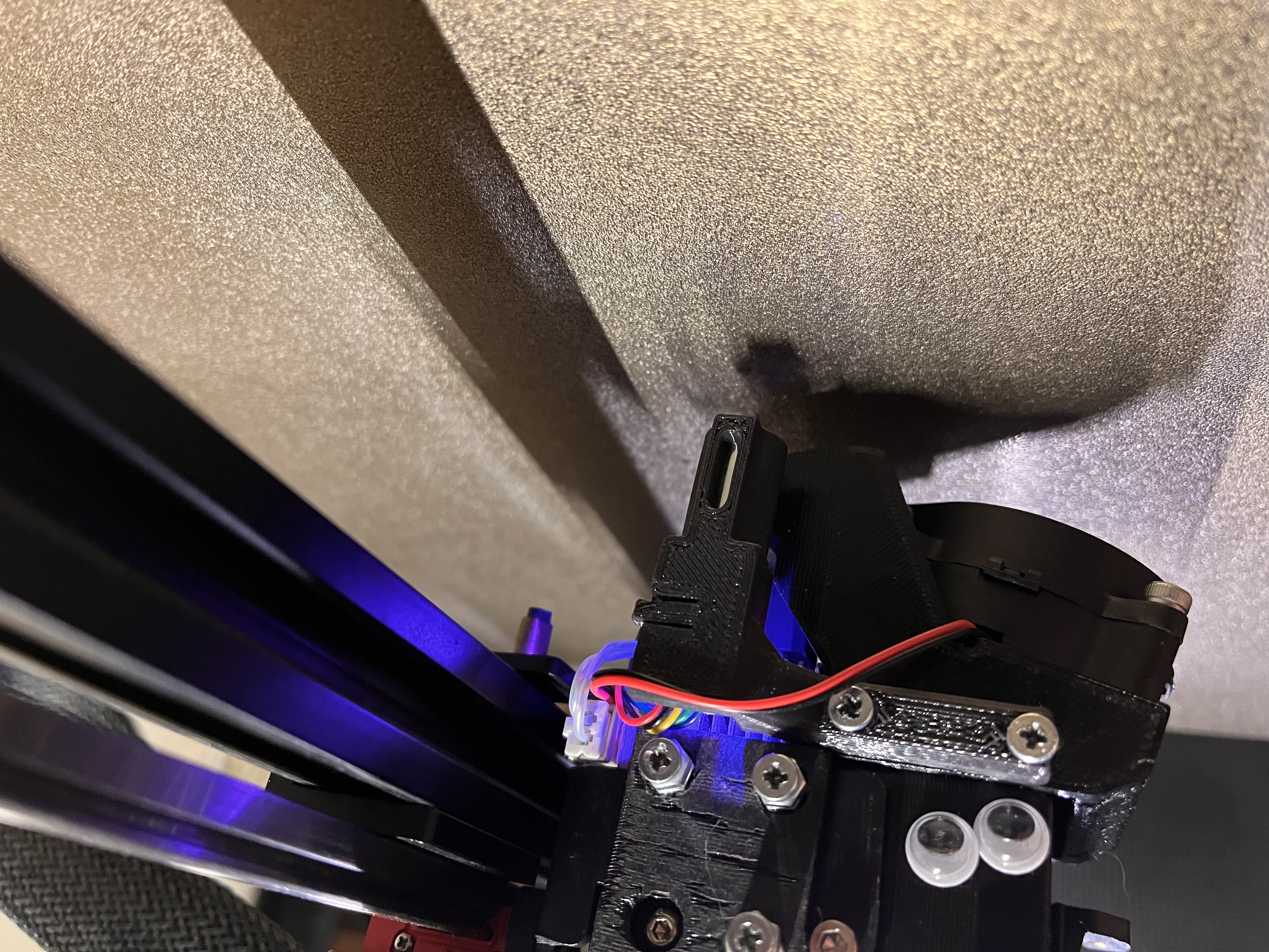 Sprite CR-Touch right mount + shell (28mm Y offset) Trianglelab heat block