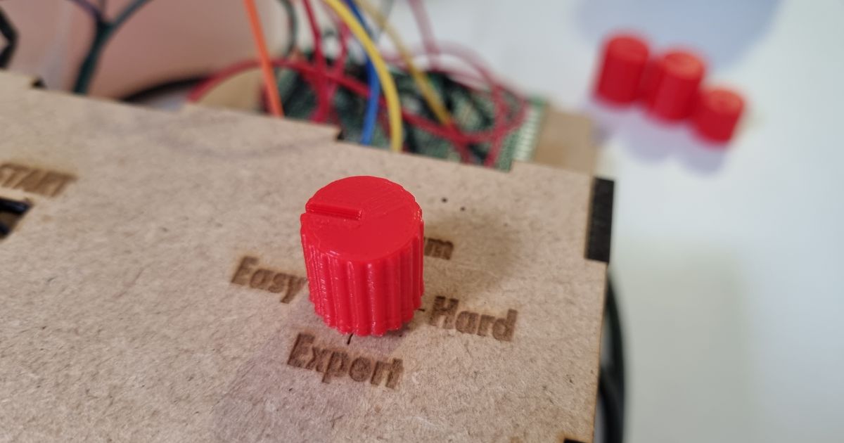 Potentiometer knob by SamDe Download free STL model