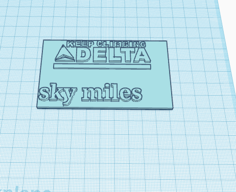 random delta airlines sky miles card
