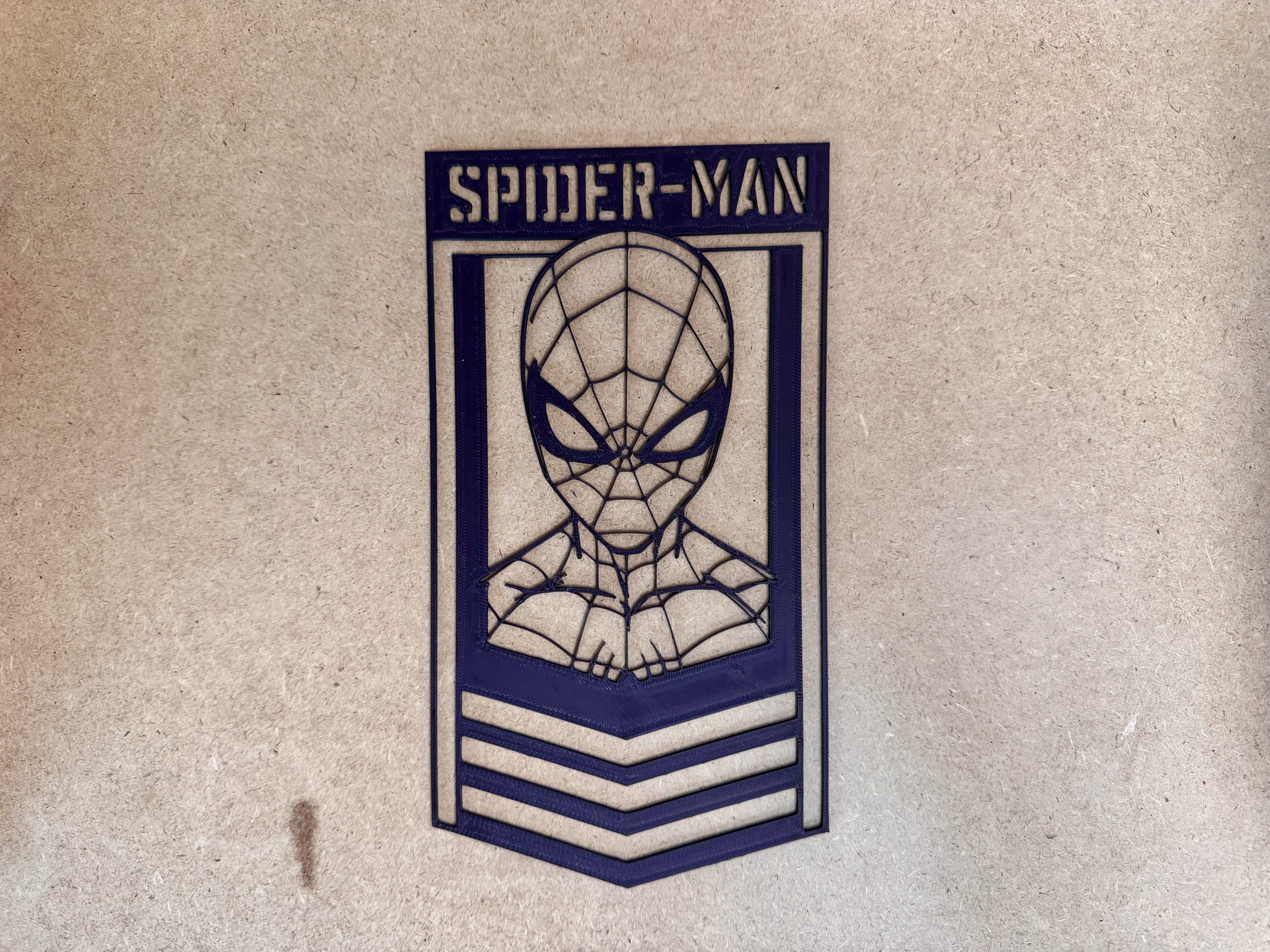 Spider Man Badge Wall Decor