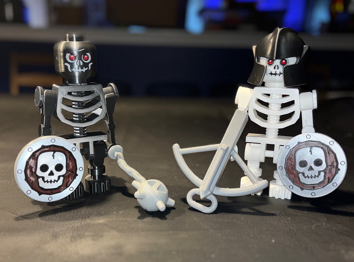 Skeleton Warrior Brick MegaFigures (5:1 Scale)