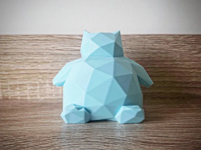 Snorlax - low poly (pokemon)