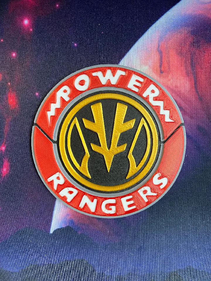 Power Rangers Coaster & Coins by nerdyviews | Download free STL model ...