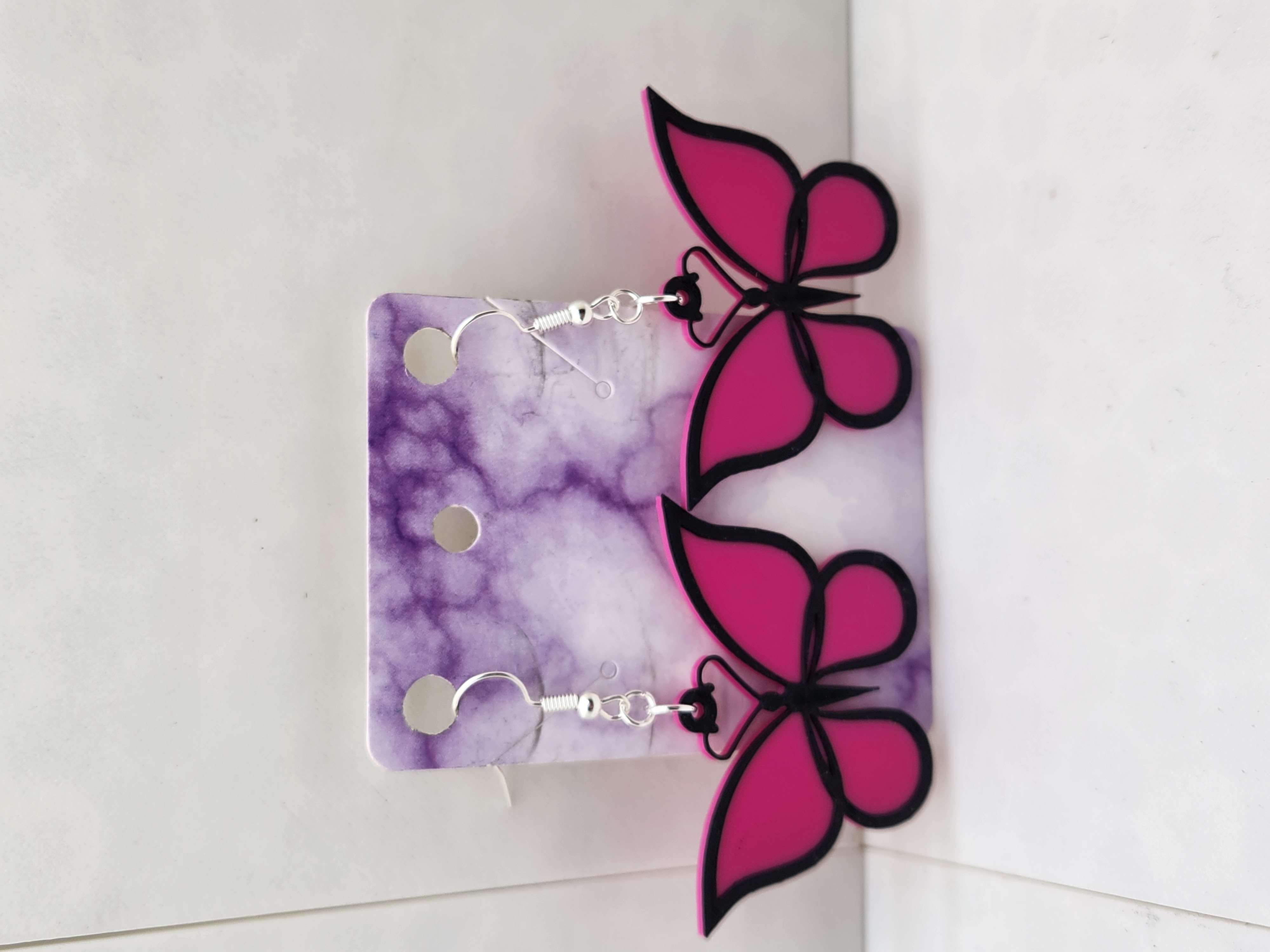 2 Butterfly Earings