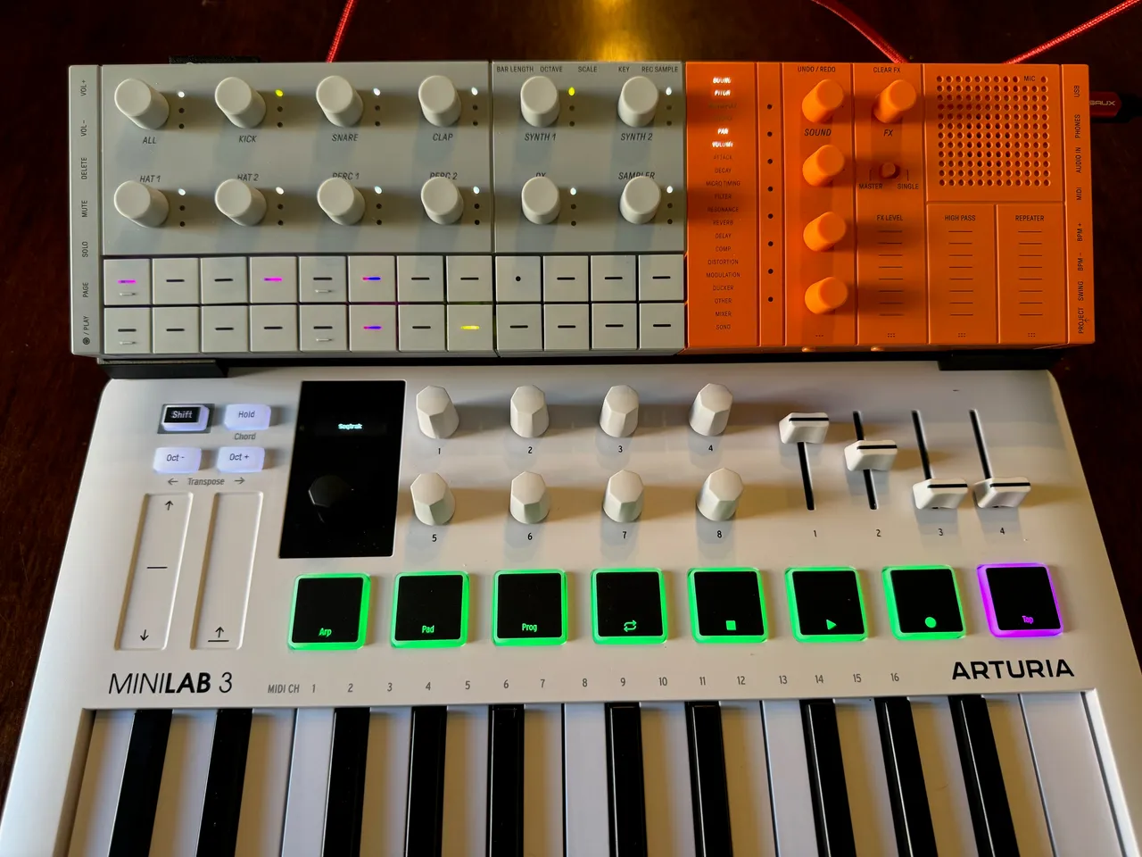 Yamaha SEQtrak stand for Arturia Minilab (mk2 & mk3) by jrsone