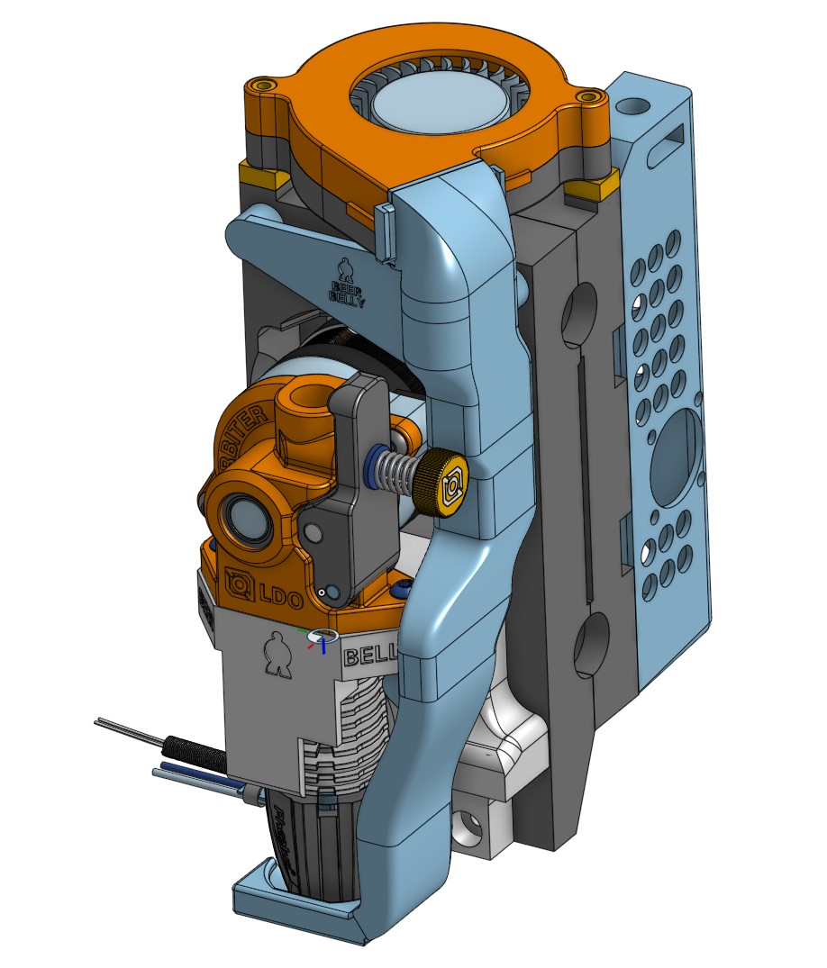 Beer Belly Print Head for Qidi X-Max 3 / Orbiter 2 / Rapido K500 (UPDATED to v0.7 - 18 May 2025)
