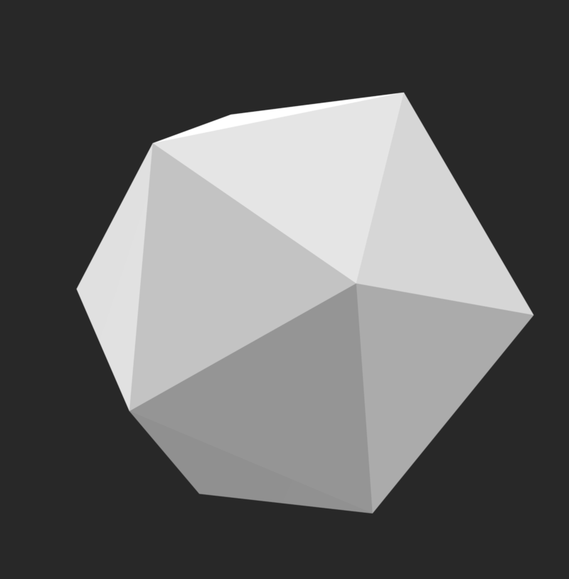 Simple Minimalist Icosahedron / Calibration Icosahedron by 3DCrafterBro ...