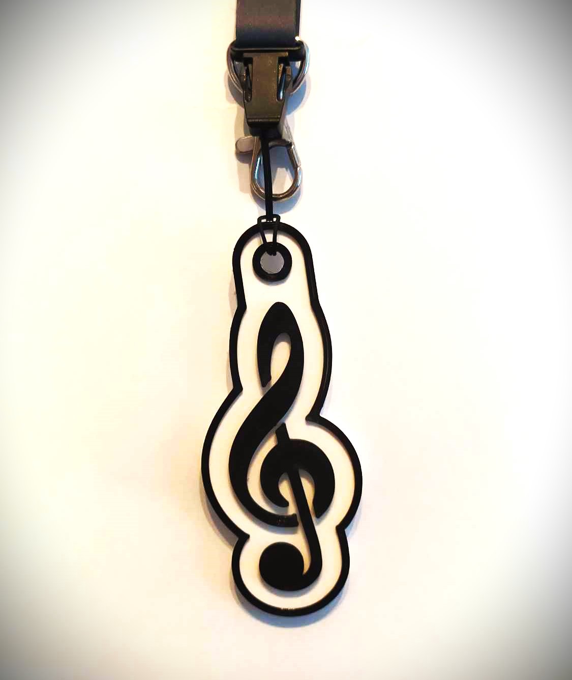 Miniatura 2 do modelo 3D Treble clef keychain