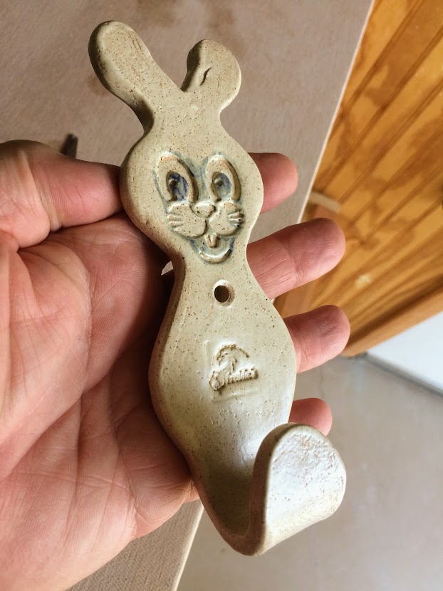 POTTERY BUNNY HOOK STAMP AND FORM