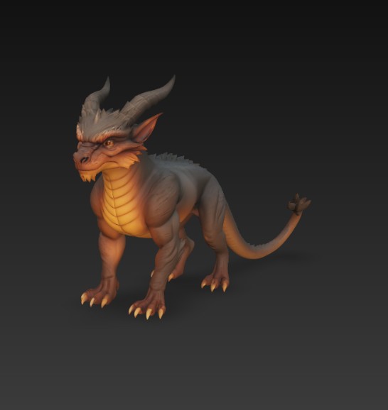 running dragon — miniatura 2