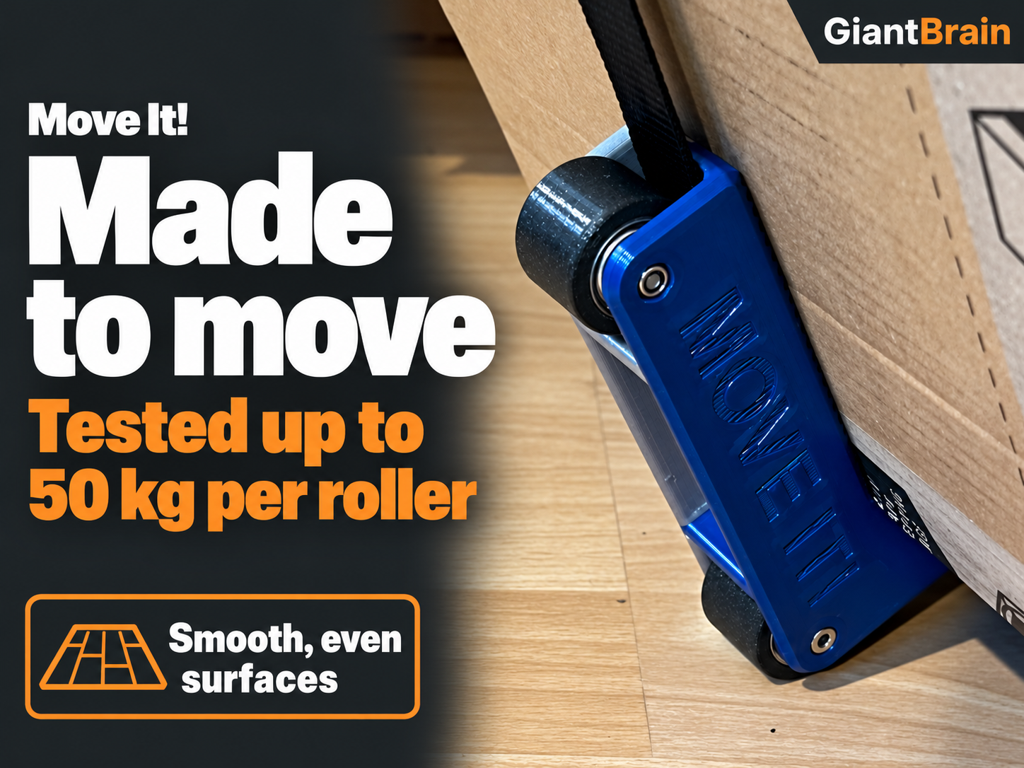 Move It! – 3D-Printed Transport Rollers with 608 Bearings — miniatura 4