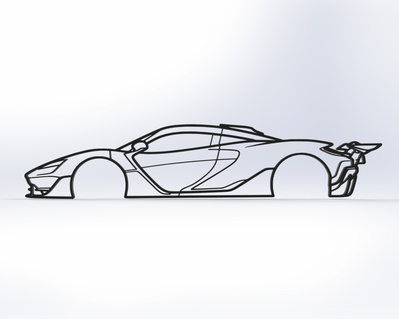 McLaren W1 Wall Art