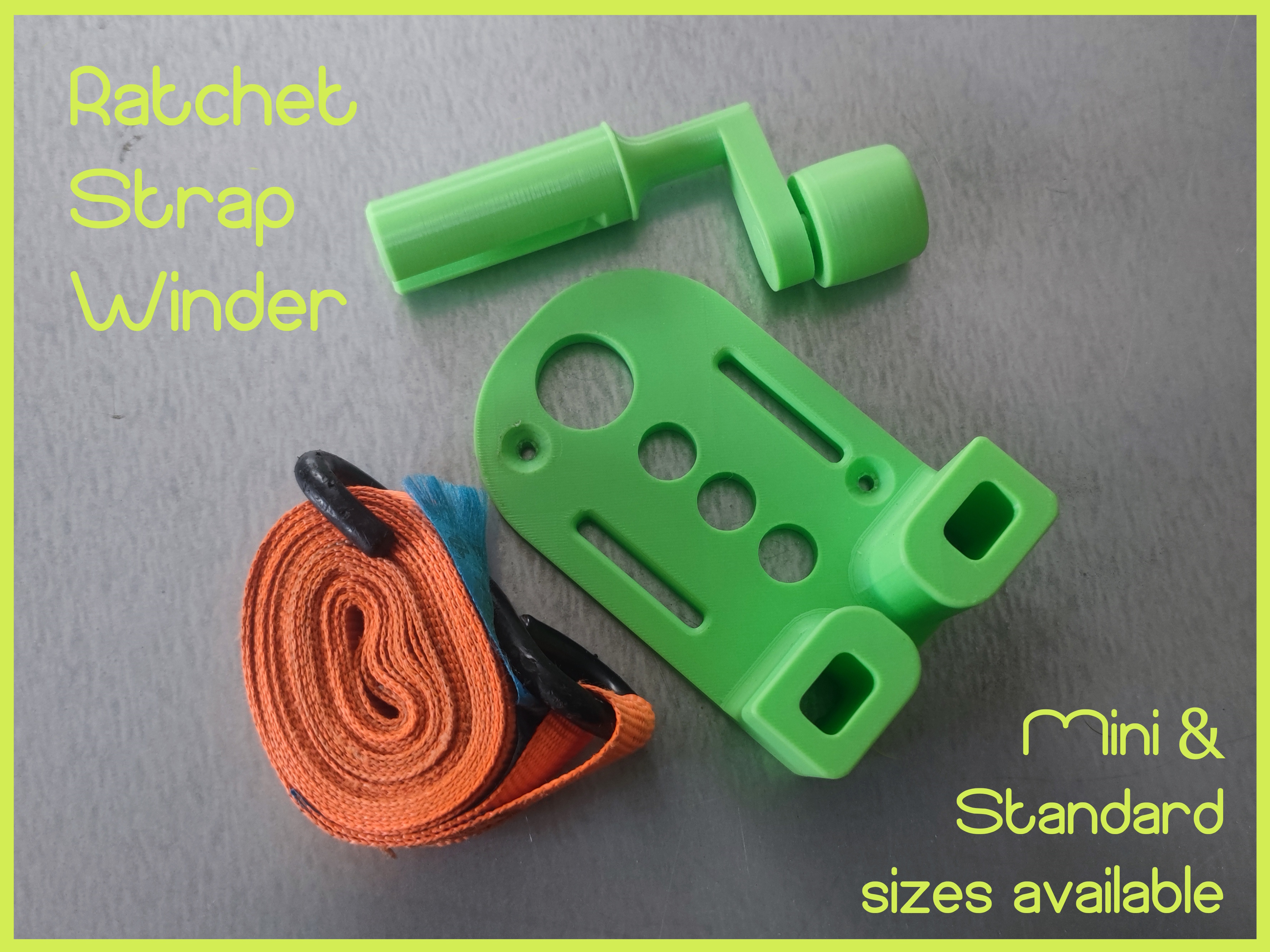 Ratchet Strap Winder / Tie Down Strap (Spanngurt Wickler)