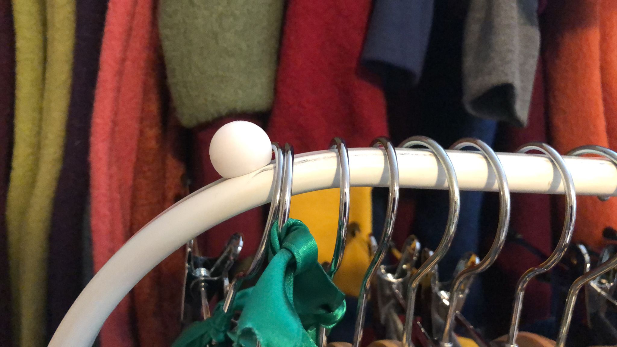 Stopper for IKEA MULIG wardrobe stand / Garderobenständer