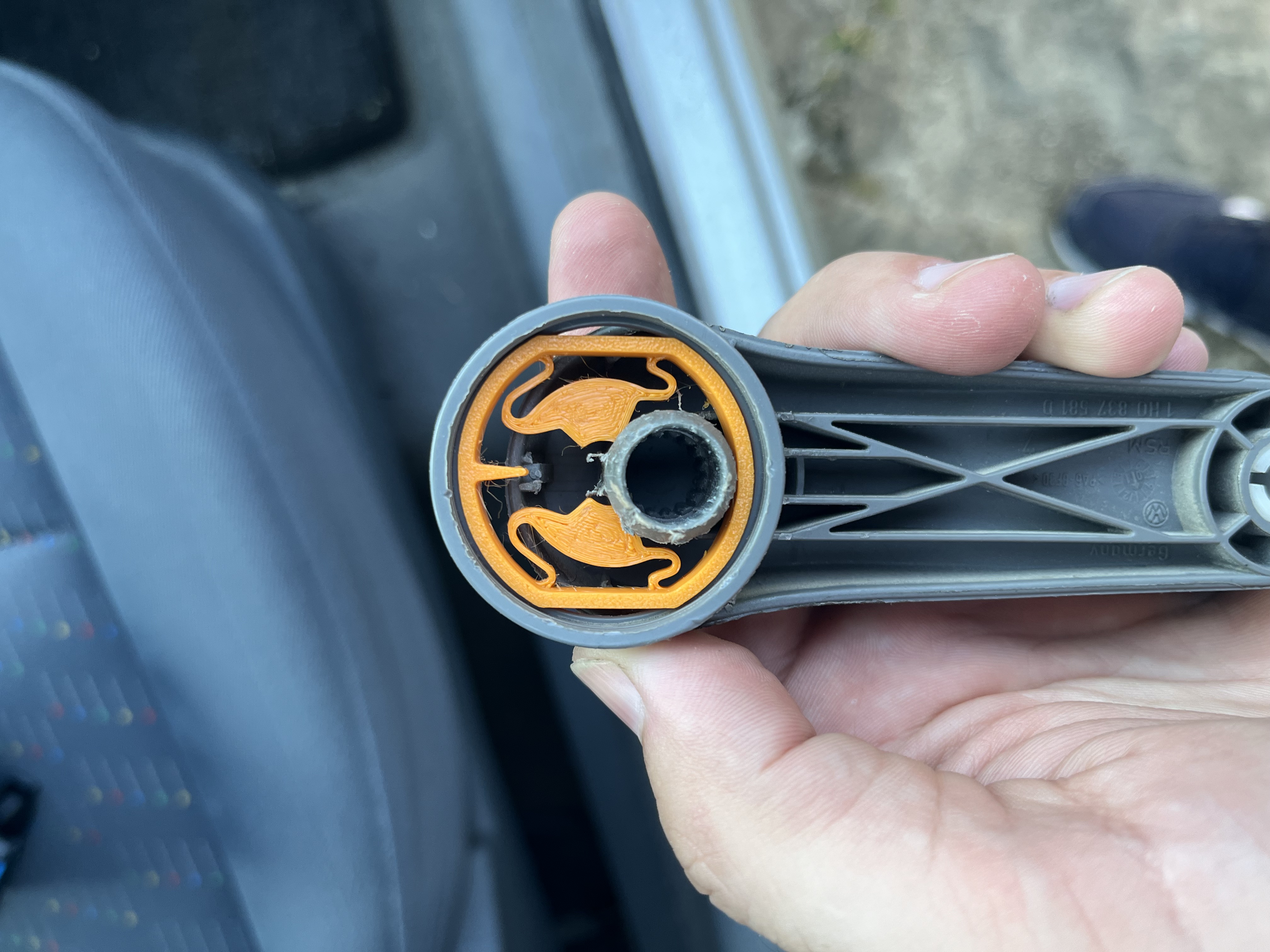 VAG window winder handle lock